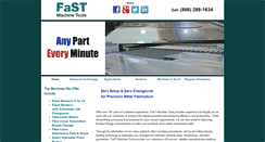 Desktop Screenshot of fastmachinetools.com