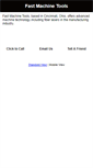 Mobile Screenshot of fastmachinetools.com